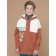 Sweatshirt for boys, height 128 cm, ocher color