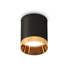 Lumber of the overhead Ambrella Light, XS6302024, MR16 GU5.3 LED 10 watts, color black sand, yellow gold