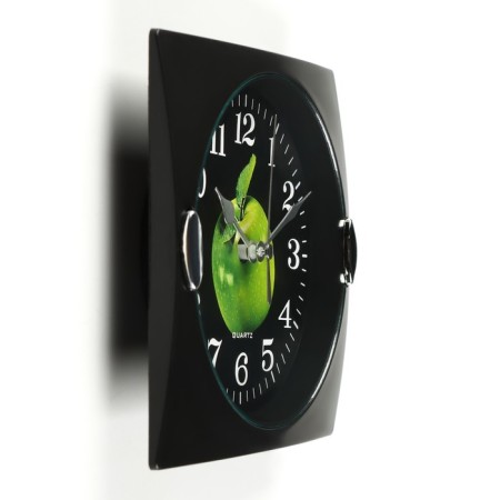 Watch walls, series: kitchen, "apple", discrete move, 15 x 15 cm-1