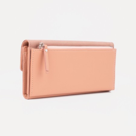 Women's wallet on magnets, powder color-1