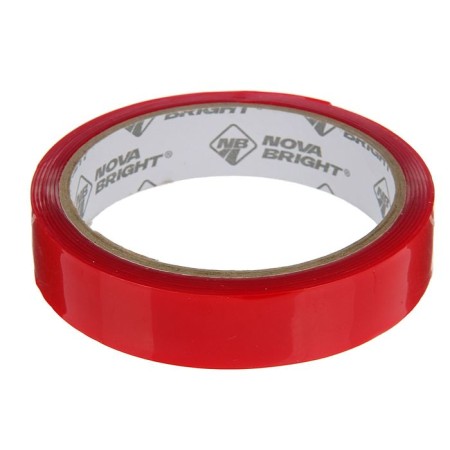 Adhesive tape Nova Bright, transparent, bilateral, acrylic, 20 mm x 2 m-1