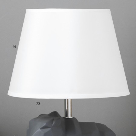 Table lamp 16544/1 E14 40W gray 22.5x22.5x35 cm Risalux-3