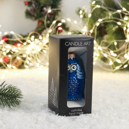 Christmas tree toy "owl-nothing I see" 8 cm-2