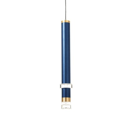 Suspension lamp "Regent" LED 5W 4000K Blue 3.3x3.3x30-130cm-1