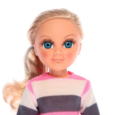 Doll "Anastasia. Bright strips "with a sound device-1