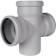 Cross sewer stout SKB-0018-011087 D = 110 mm, 87.5 °, 1-plane, silent