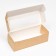 Folding box with a window for roll, craft, 26 x 10 x 8 cm