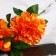 Artificial flowers "Snow Peak" D-14 cm 61 cm, orange