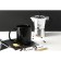 Ceramic share mug "Classic", 390 ml, black color
