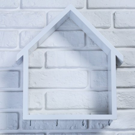 Klyno-regiment house house large, 4 hooks, white 36*33*10-1