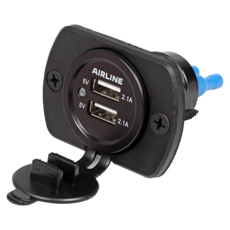 USB Airline socket, built -in, moisture -proof, with two 5V ports-2