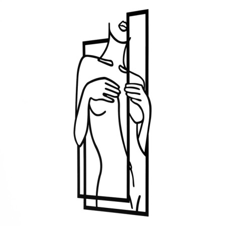 Metal panel "silhouette" 48x30cm-1