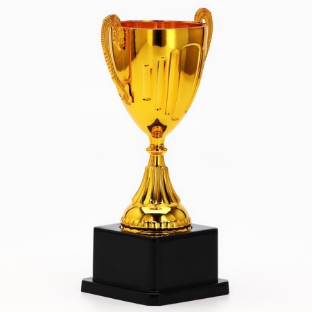Cup 045, award figure, gold, plastic stand, 20 x 10.6 x 8 cm.-3