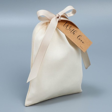 Gift bag from cotton "Dream", 13 x 18 cm +/- 1.5 cm-1