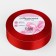 A satin ribbon "Silver threads", 25 mm × 23 ± 1 m, red color No. 026