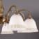 Campina chandelier, 8x60W E27, bronze color
