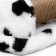 Double clawberry for kittens on a stand, jute, 30 x 28 x 32 cm, Dalmatian