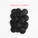 Button, 2 punctures, d = 20 mm, black color