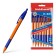 A set of ballpoints automatic, 8 pieces, Erichkrause R-301 Orange Matic & Grip, rubber emphasis, node 0.7 mm, color blue blue blue