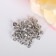 Glass beads 4 mm (set 40 pcs), Z-439, (851 gray)