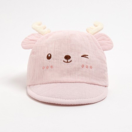 Children's cap minku, size 40-42, pink color-2