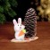 Easter composition "Bunny on the edge"