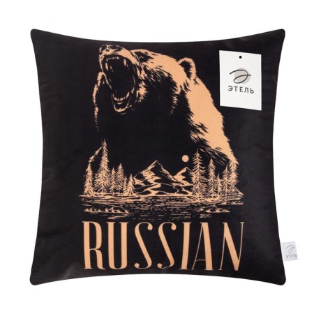 Ethel pillow "Russian" 40x40 cm, velor, 100% p/e-4