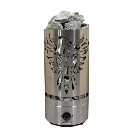 Electric bundle for the Phoenix Plus sauna, 6 kW, electric tap, stainless steel, without stones