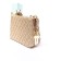 Clutch female, eco -leather, chrisbella gold, 19x5x12 cm