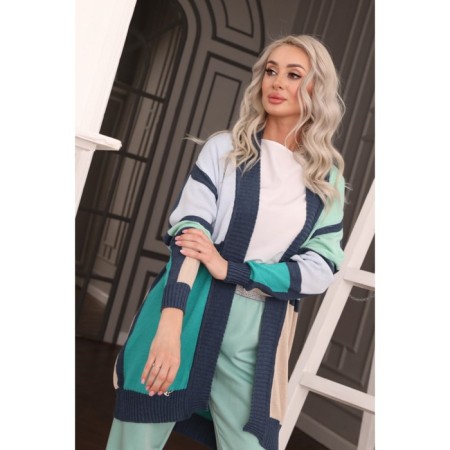 Cardigan female, size 50, mint color-12