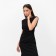 Women's dress with draping Mist Summer Time, Black, R.42
