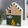 Keywater Wood "House - Coffee and Tea" 28.5x22x6 cm