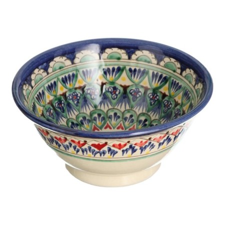 Rishtan ceramics "Patterns", 18 cm, big, mix-8