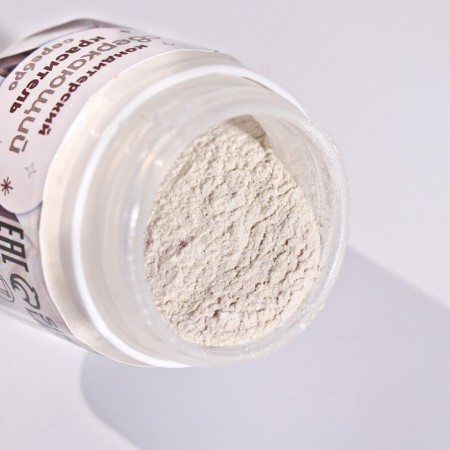 Glitter water -soluble Konfinetta "silver" for decorating desserts, drinks, 5 g.-3