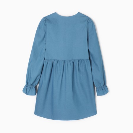 Women's dress with a collar Mist, p.46, blue-9