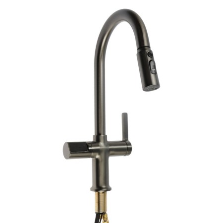 Zein Z3783 kitchen mixer, temperature screen, exhaust spout, height 23 cm, 2 modes-6