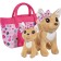 Plush dogs Chi-Chi Love "Happy Family", 2 dogs in a purse 20 cm, 14 cm