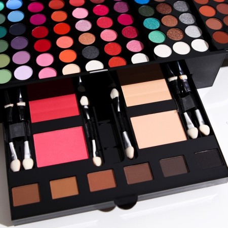 Professional makeup set (shadows for eyebrows, eyelids, blush, proofreaders)-5