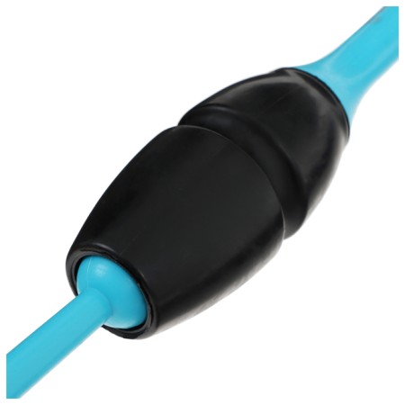 Bulas for rhythmic gymnastics inserted Grace Dance, 41 cm, blue/black color-6