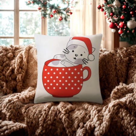 Case on the pillow Ethel New Year's cup 40x40cm, 100% p/e