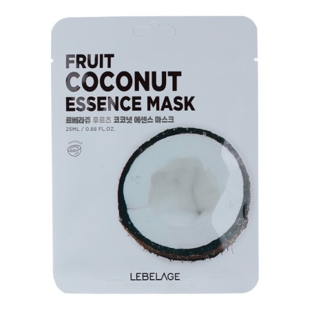 Facial face mask with lebelage coconut extract