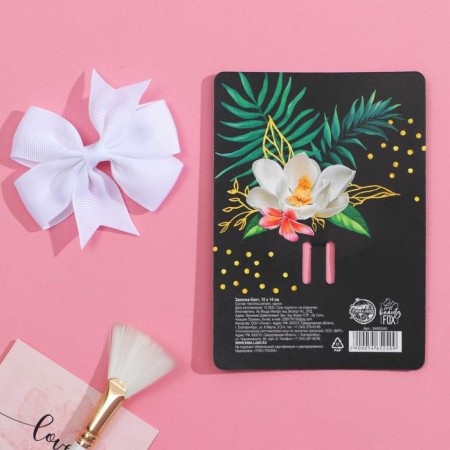 Заколка для волос с бантом «Tropical mood», 10 х 14 см-1