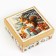 Retro team box, 17 x 17 x 7 cm, new year