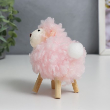 Souvenir "lamb - pink cloud" 8x8 cm-3