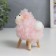Souvenir "lamb - pink cloud" 8x8 cm