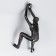 Polystone souvenir "Scaling" black with a golden patina 23.5x11x12.5 cm