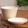 Flower pot "Siena" gray relief 0.8 l