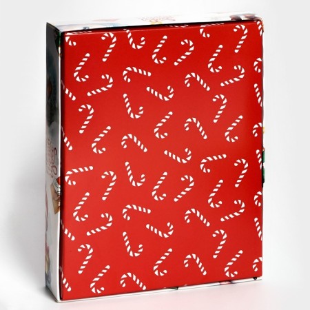 New Year. Box for 12 sweets "Santa Claus", 19 x 15 x 3.6 cm, confectionery packaging-2