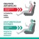 Kittens on the seat Orthopedic Multi Comfort, 6 stops, 3 subjects, eco-leather, black/dark gray