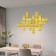 Interior stickers "bricks", mirror, wall decor, set 18 pcs, 15 x 6 cm